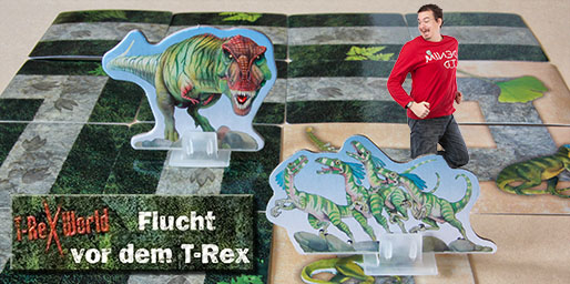Flucht vor dem T-Rex